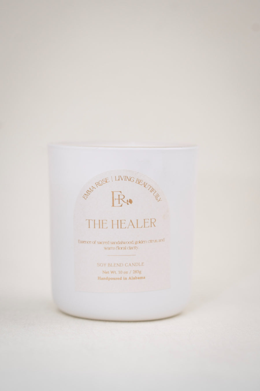 The Healer Luxury Gardenia & Sandalwood Candle | 10 oz